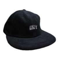 コーデュロイ6 Panel Cap Black