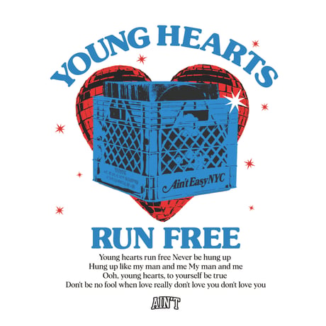 Young Hearts Run Free Tee / White