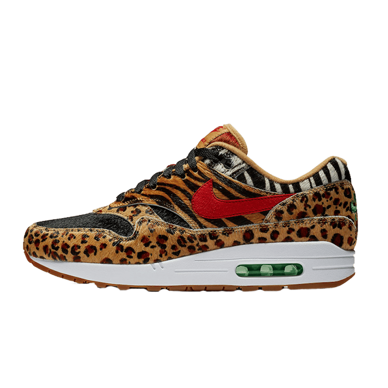 NIKE ナイキ サイズ:29.0cm ATMOS AIR MAX 1 DLX ANIMAL PACK 2.0 (AQ0928-700) 2018年 アトモス エアマックス1 アニマルパック ウィート スポーツレッド US11 ローカット スニーカー コラボ シューズ 靴【メンズ】