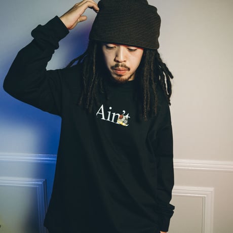 Heavy Weight LongSleeve Tee BLACK 🇺🇸100%US COTTON🇺🇸