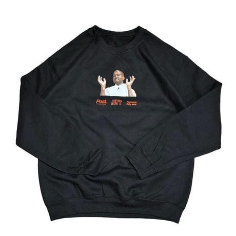 Ka*ye “Should Be Biggest Fan” Hoodie - Black x Orange -