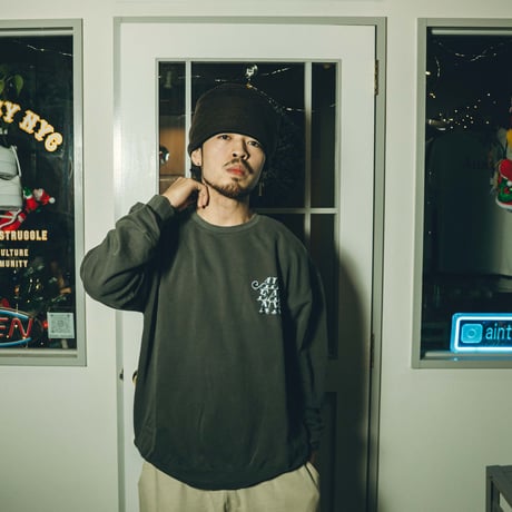 Smokey Revival Pigment Light Weight Sweater
