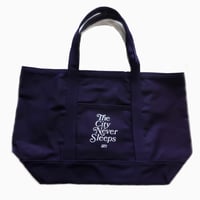 16 Onz オーバー Heavy Tote Bag -The City Never Sleeps