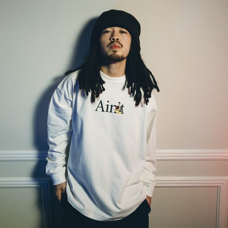 Heavy Weight LongSleeve Tee WHITE 🇺🇸100%US COTTON🇺🇸