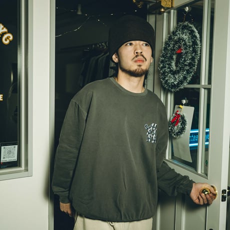 Smokey Revival Pigment Light Weight Sweater
