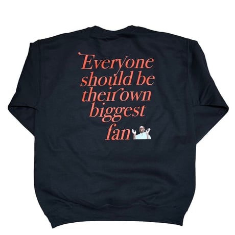 Ka*ye “Should Be Biggest Fan” Hoodie - Black x Orange -