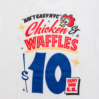 Chickens & Waffles Tee / White