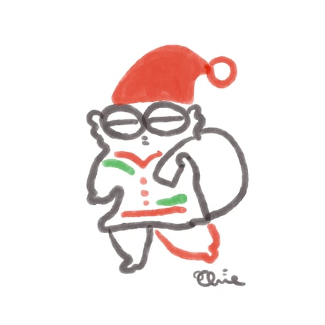 【限定20】ゆる〜いクリスマス・ポストカードセット