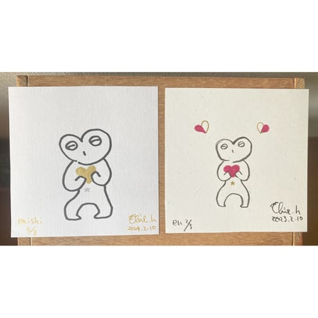 【卓上アート】ハートのなかのハート