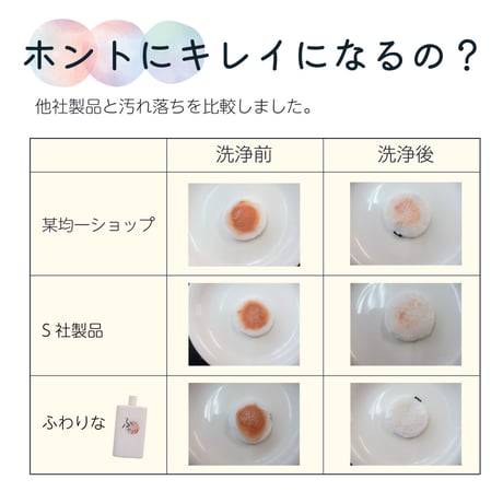 メイクツールクリーナー「ふわりな 150g」75-191