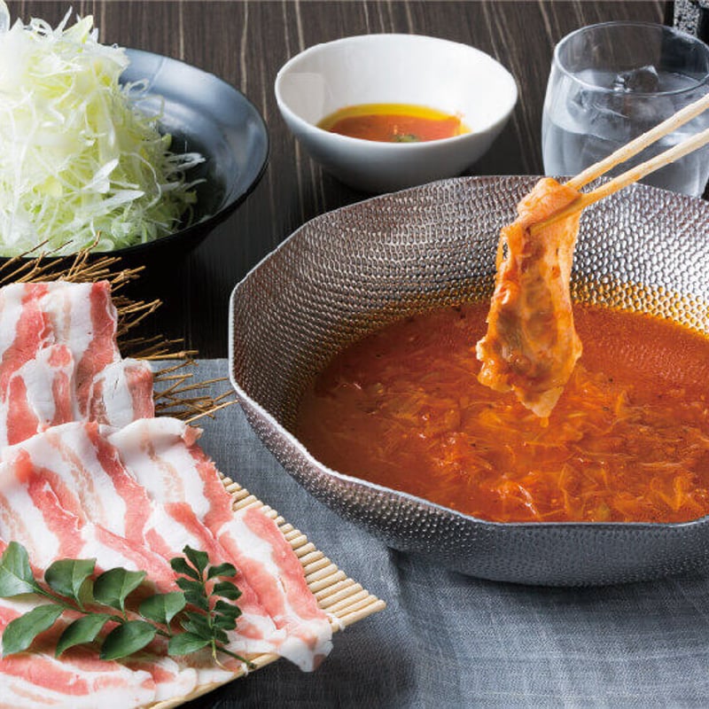 トマトしゃぶしゃぶセット （3〜4人前） | しゃぶしゃぶ梅屋