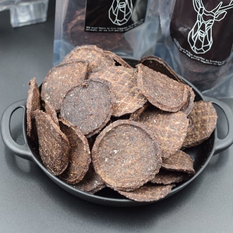 蝦夷鹿　コインチップジャーキー　100g