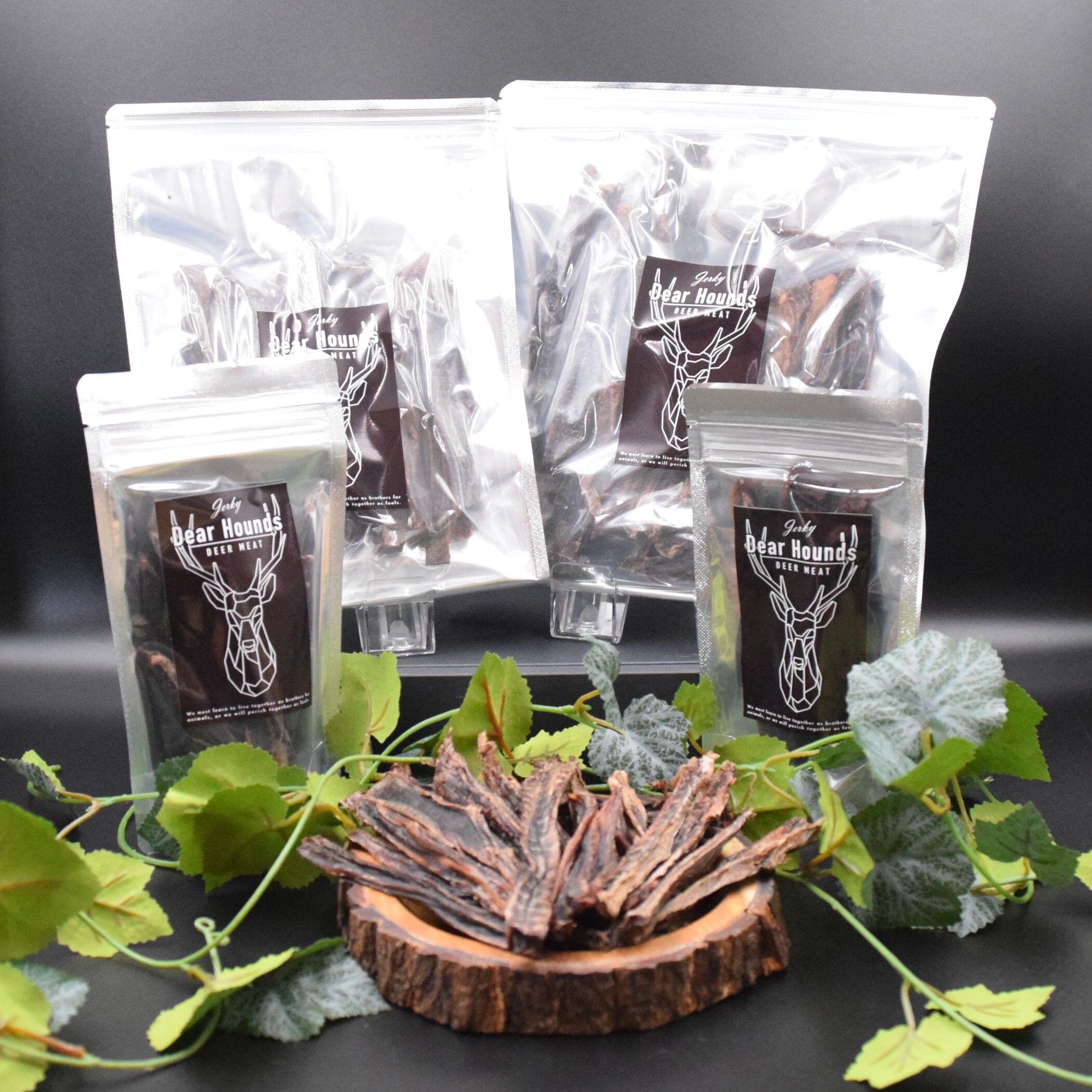 蝦夷鹿スネ肉ジャーキー 100g | Dear Hounds STORE ディアハウンド