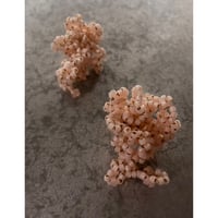 霞草_weave(ピアス/イヤリング) pink