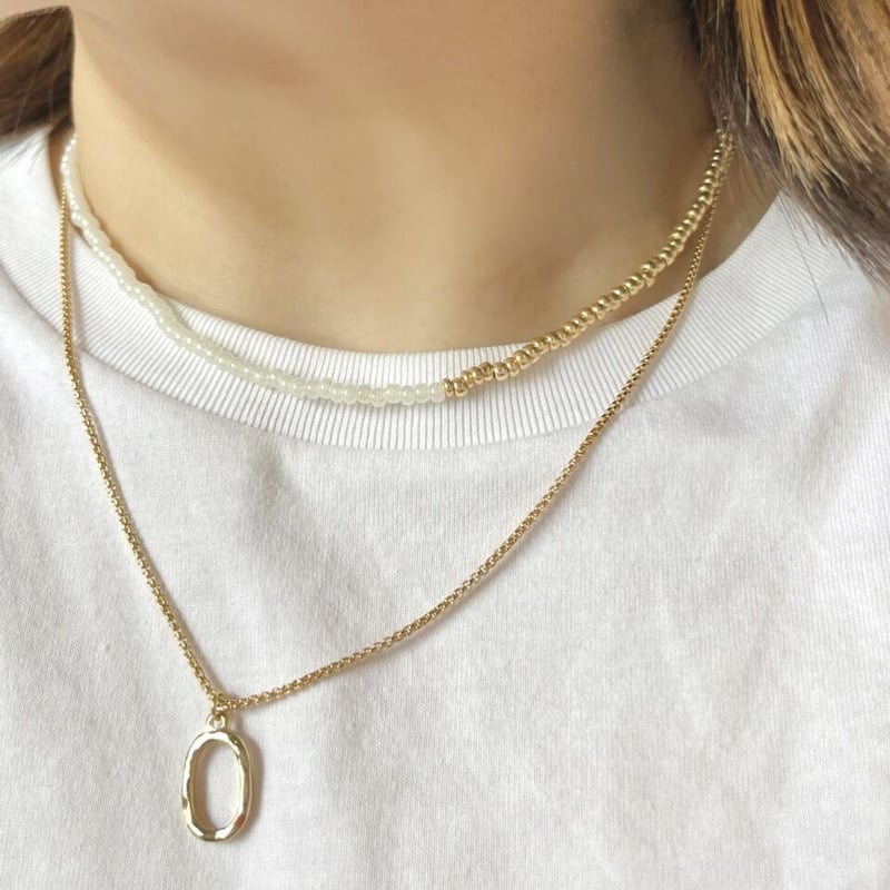 gold 0 necklace | arte