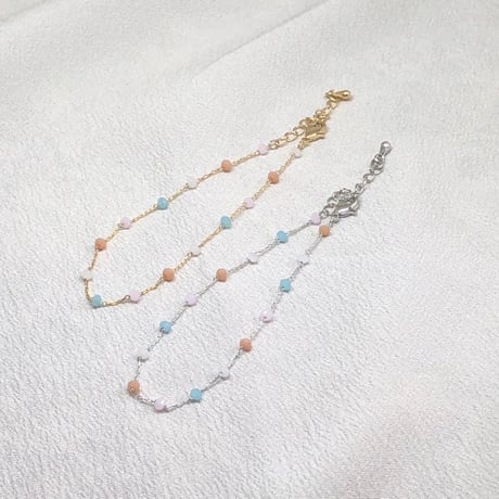 pastel beads bracelet