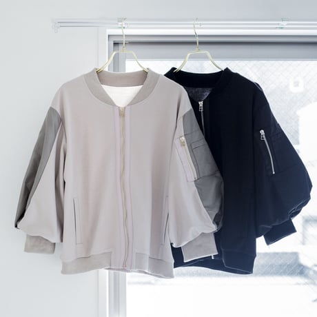 MA-1 blouson（black/grey beige）