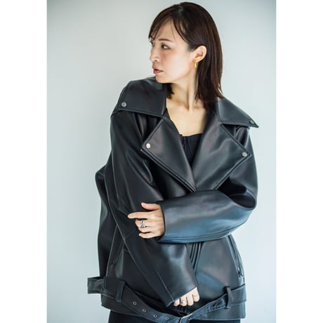 レザーJK(black)
