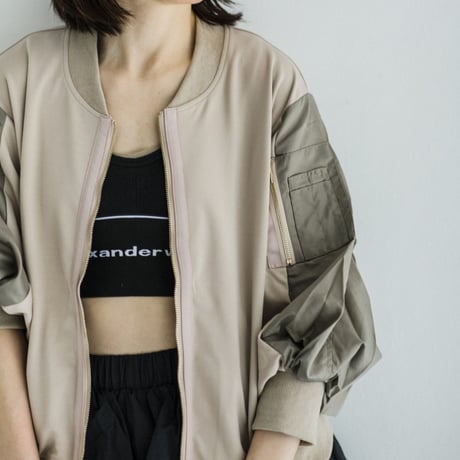MA-1 blouson（black/grey beige）
