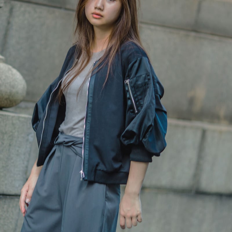 MA-1 blouson（black/grey beige） | modenoble