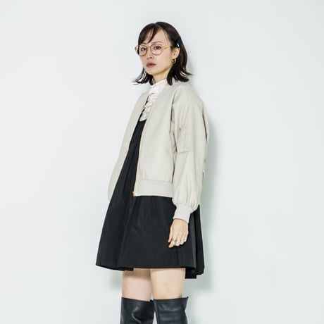 Faux Leather Blouson