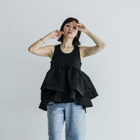Tiered Sleeveless Tops
