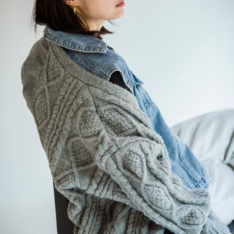 remake-like jacket（light grey/charcoal grey）