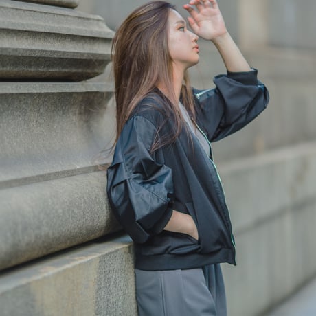 MA-1 blouson（black/grey beige）