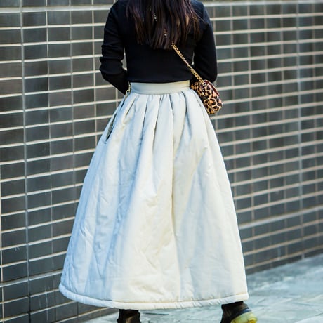 MA1-like skirt（ivory）