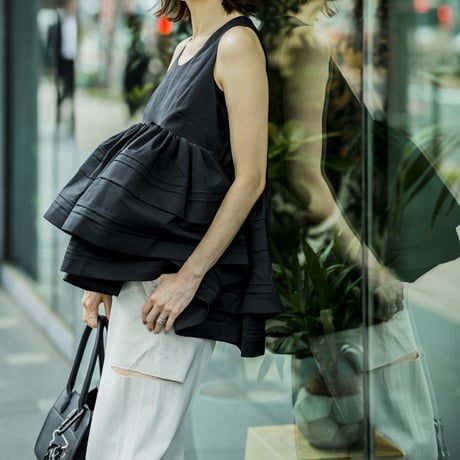 Tiered Sleeveless Tops