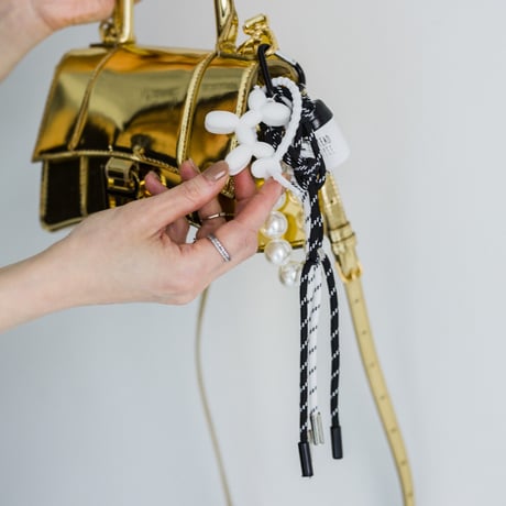 pearl bag charm