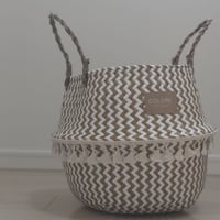 herringbone basket（beige/red/green）