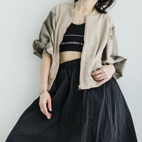 MA-1 blouson（black/grey beige）