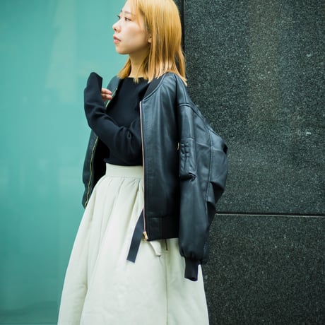 Faux Leather Blouson