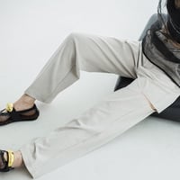 slash slit pants（ivory）