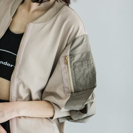 MA-1 blouson（black/grey beige）