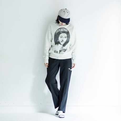 slash slit pants（black）