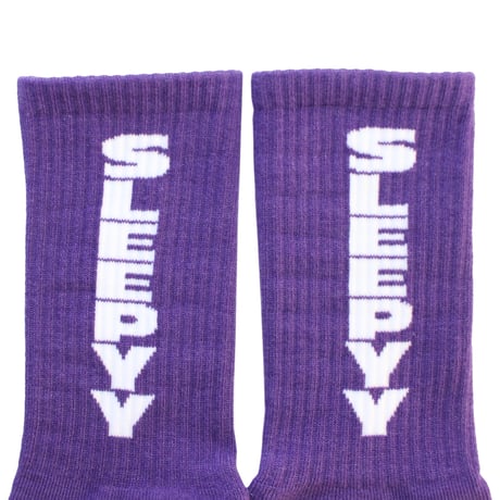 LOGO SOCKS PURPLE