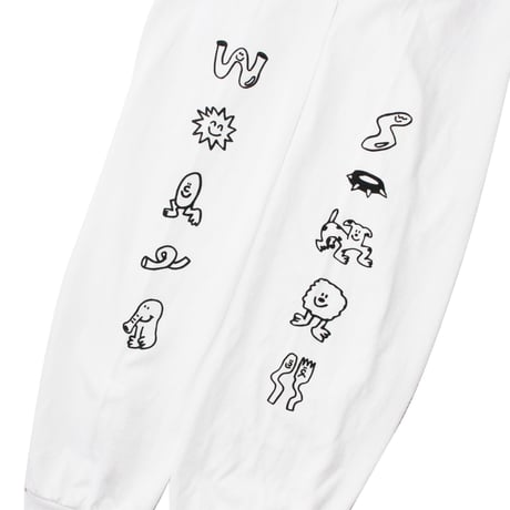 WAVY'S x SLEEPYY L/S TEE WHITE