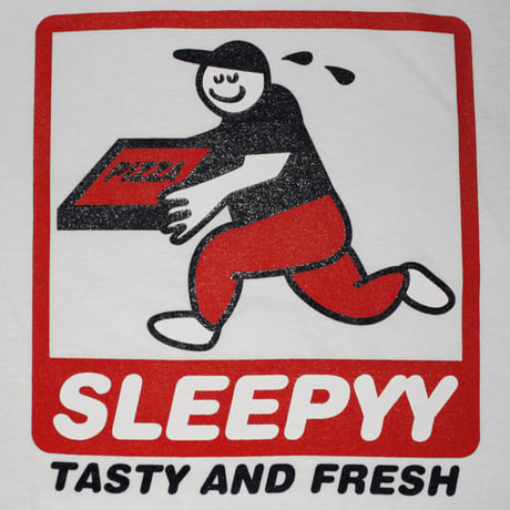 SLEEPYY DELIVERY L/S TEE WHITE 