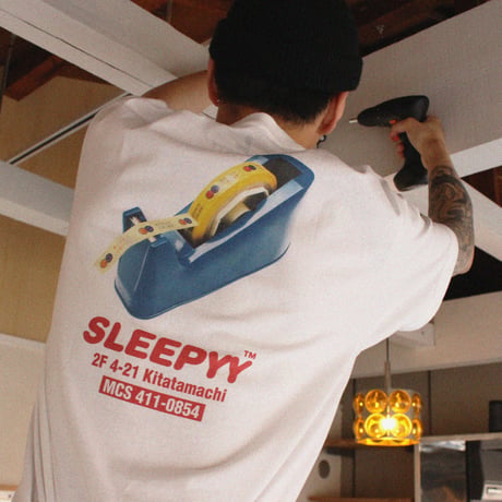 THANK YOU TAPE S/S TEE WHITE