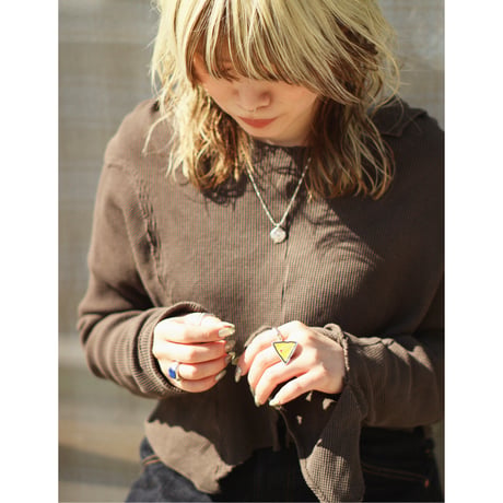 CHEEZY BROWN RING / SILVER 925