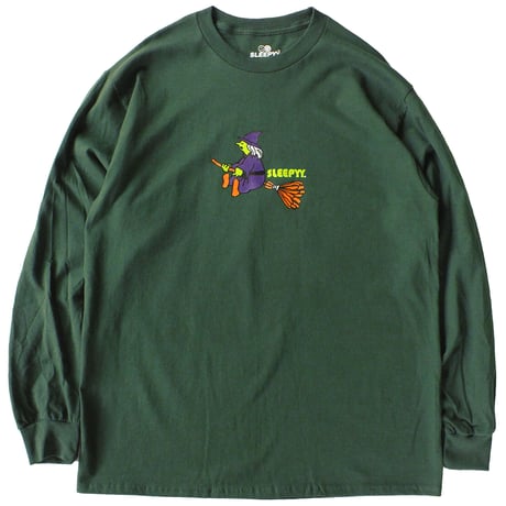 WITCH L/S TEE FOREST GREEN