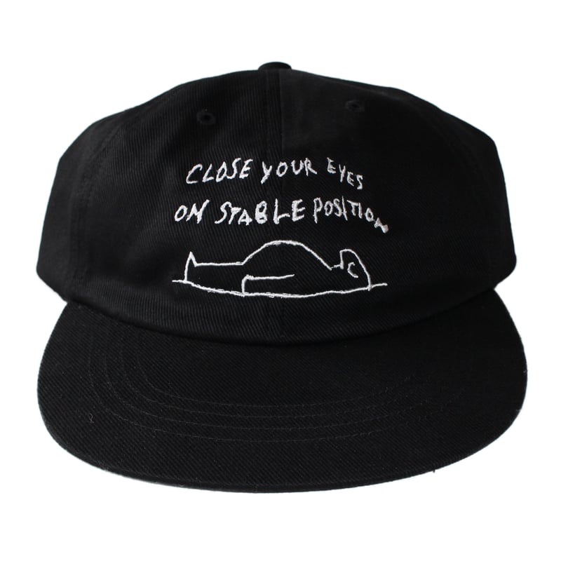CHILLIN' 6PANEL CAP / BLACK | SLEEPYY ONLINE SHOP
