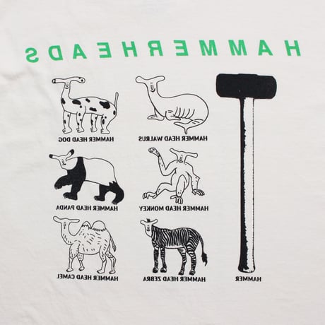 HAMMER HEADS S/S TEE IVORY