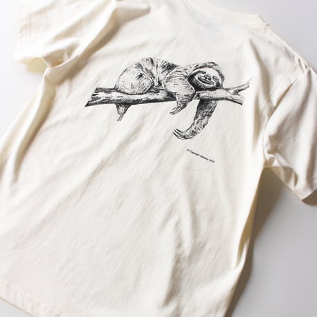 SLOTH S/S TEE OFF WHITE