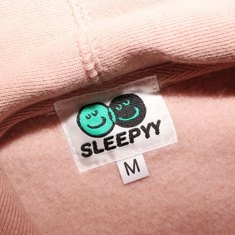 BORN SLEEPYY HOODIE DUSTY PINK