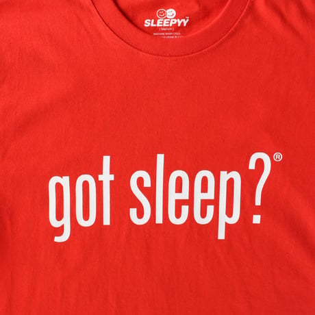 GOT SLEEP? S/S TEE RED