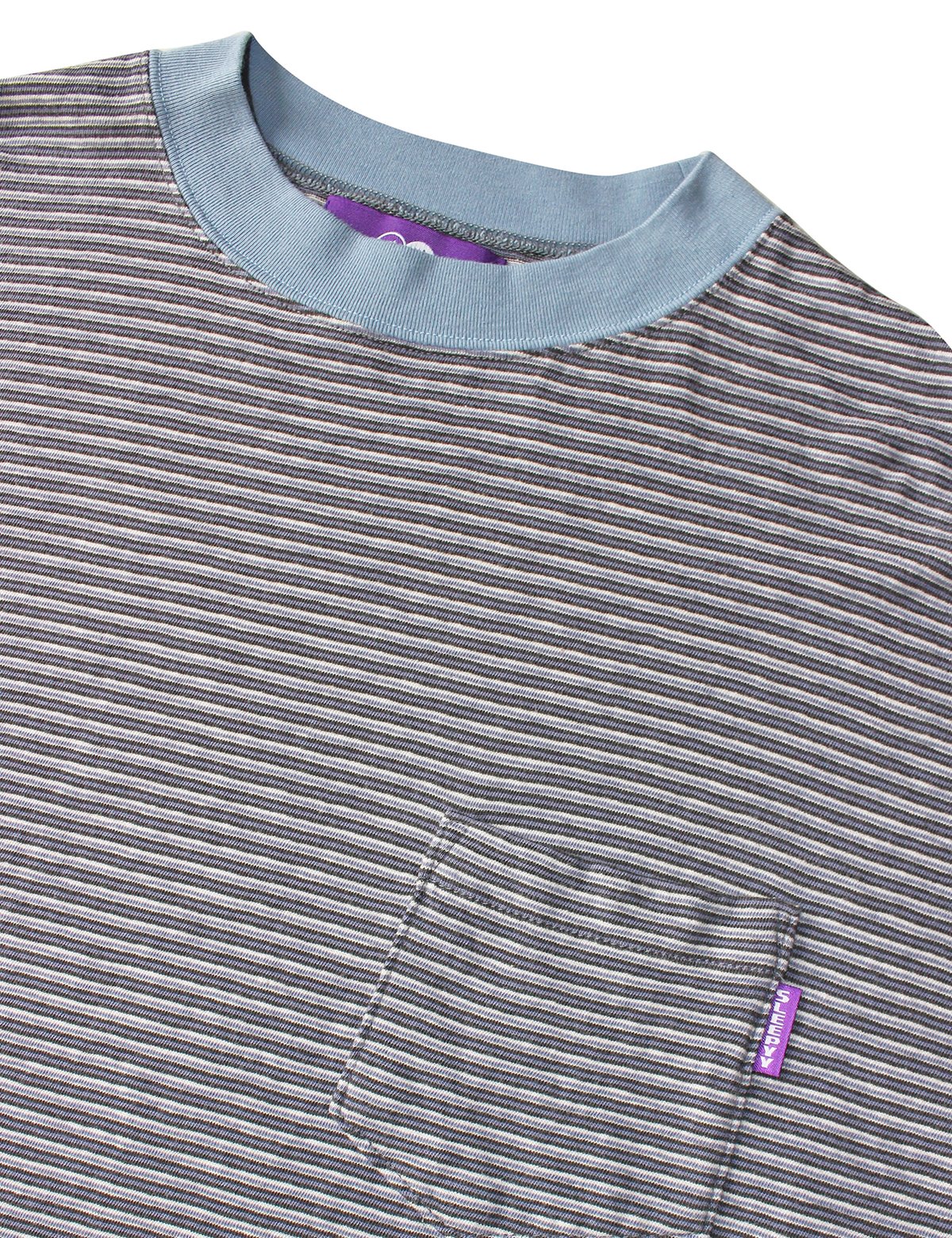 MIDNIGHT BORDER POCKET TEE | SLEEPYY ONLINE SHOP