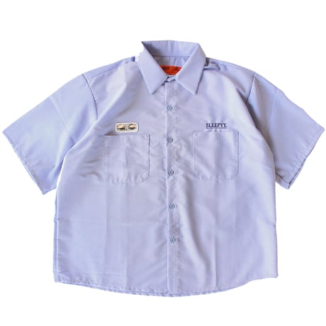 SLEEPYY INC. WORK SHIRT LIGHT BLUE